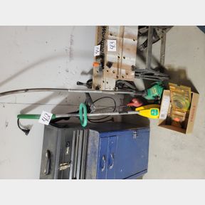 3 Electric and Gas weed eaters and extra attachments