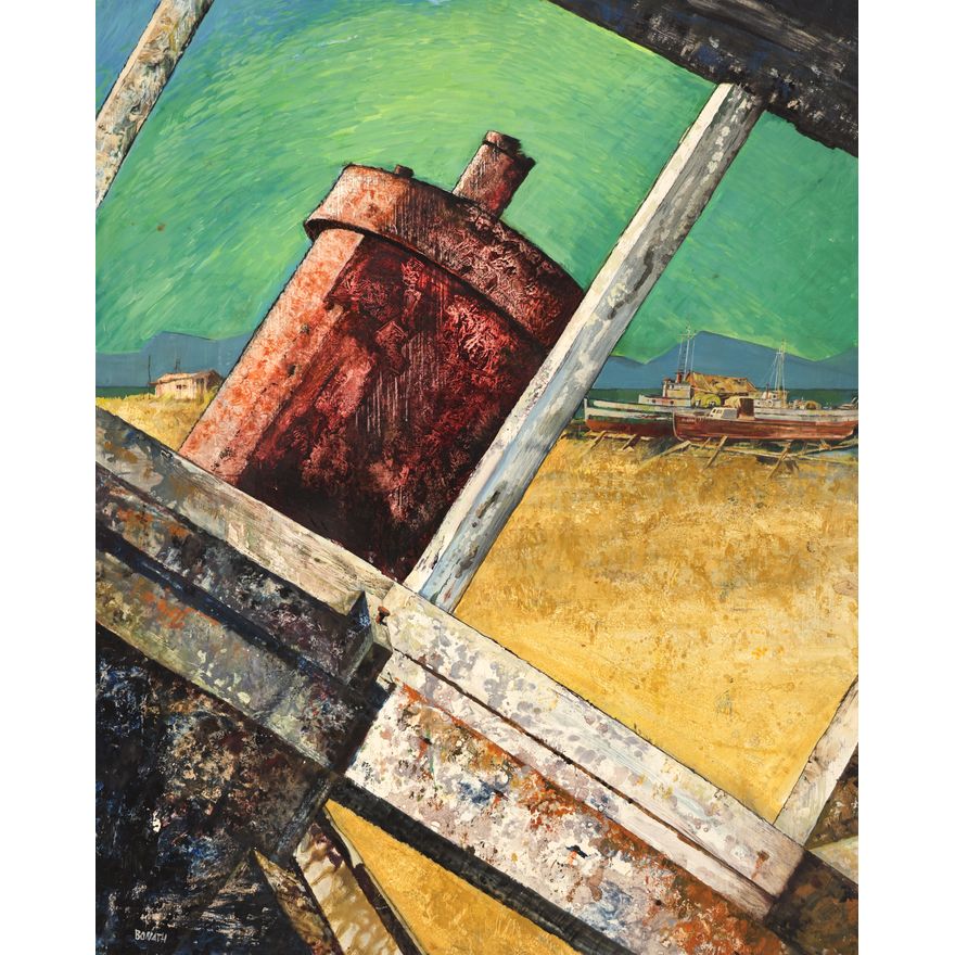Harry Bonath ''Tilted View'' Oil