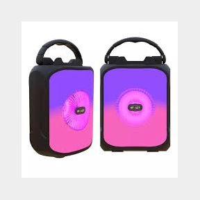 Wireless Speaker 4inch Small Bass Speaker NewDesign Colorful Lights HF39 Purple | DEFECTIVE