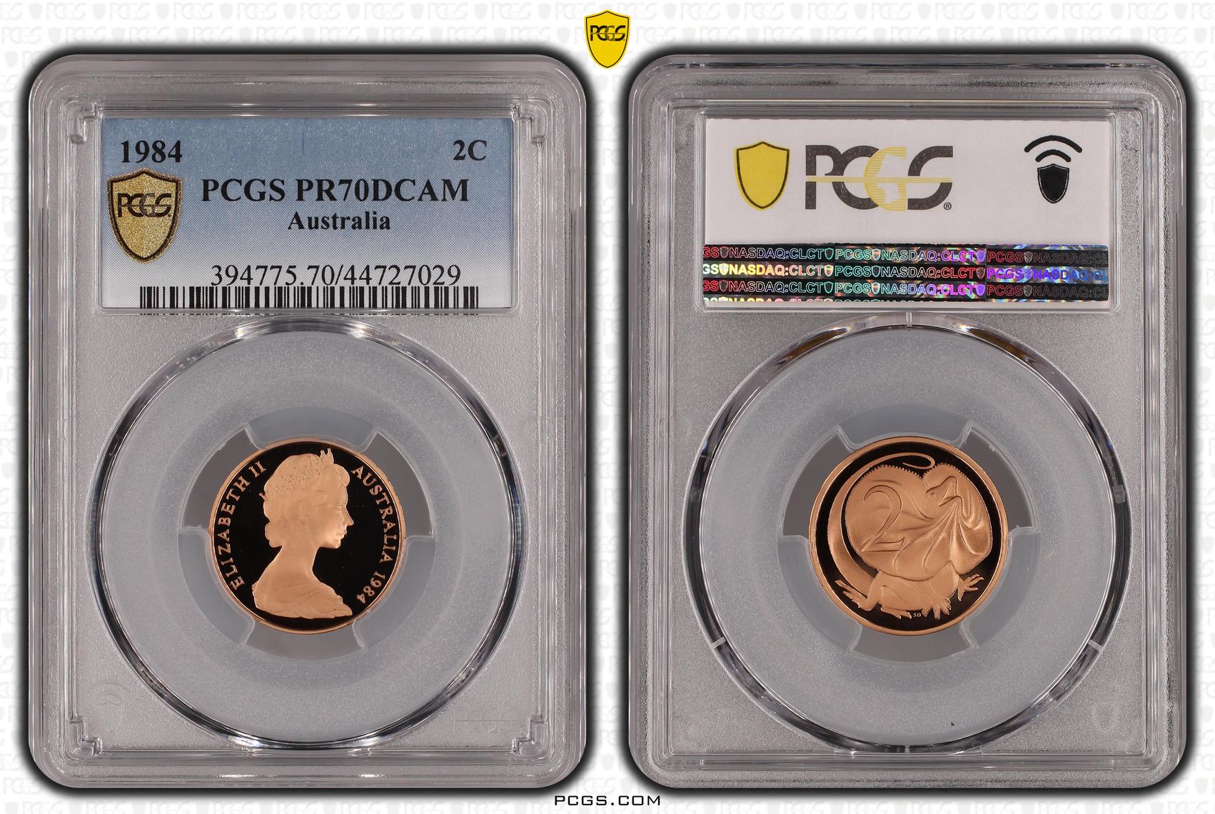 1984 Australia Two Cent, 2c PCGS - PR70DCAM POP 40/0 -029