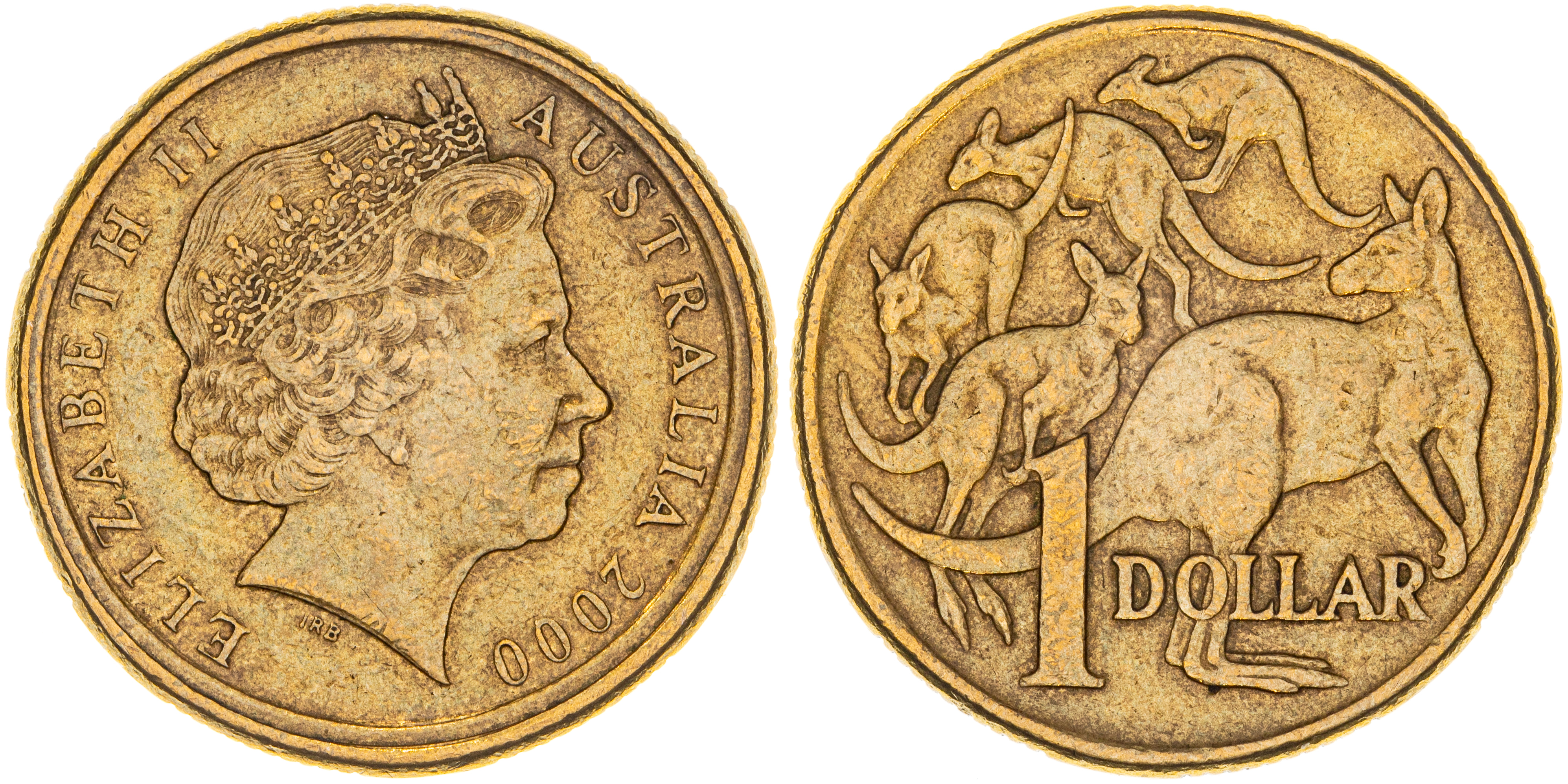 Elizabeth II, One Dollar, 2000, Fine