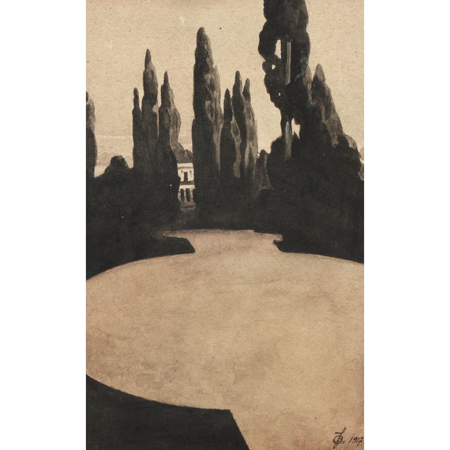 Pejzaż włoski, 1917