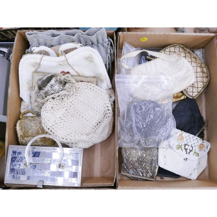 2 Boxes Vintage Purses