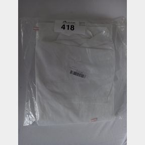 HOSPITALITY COLLECTION - 144TC WHITE FITTED SHEET - WHITE - DOUBLE