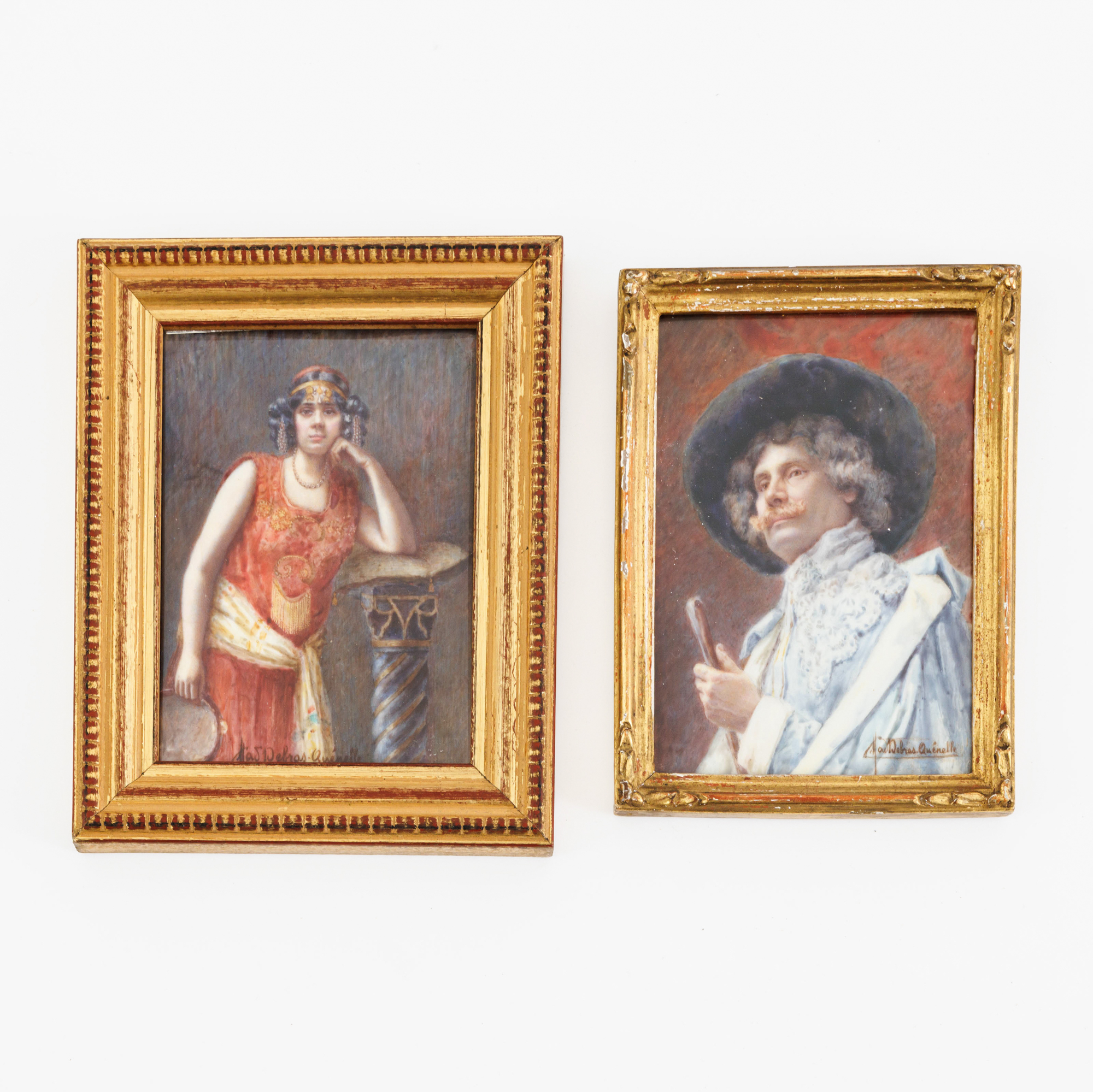 Two miniature portraits – kavel bij Bernaerts, Antwerp
