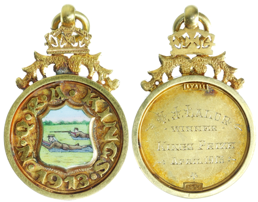 18ct Gold 1913 Qld N.Q.R.A. Fob