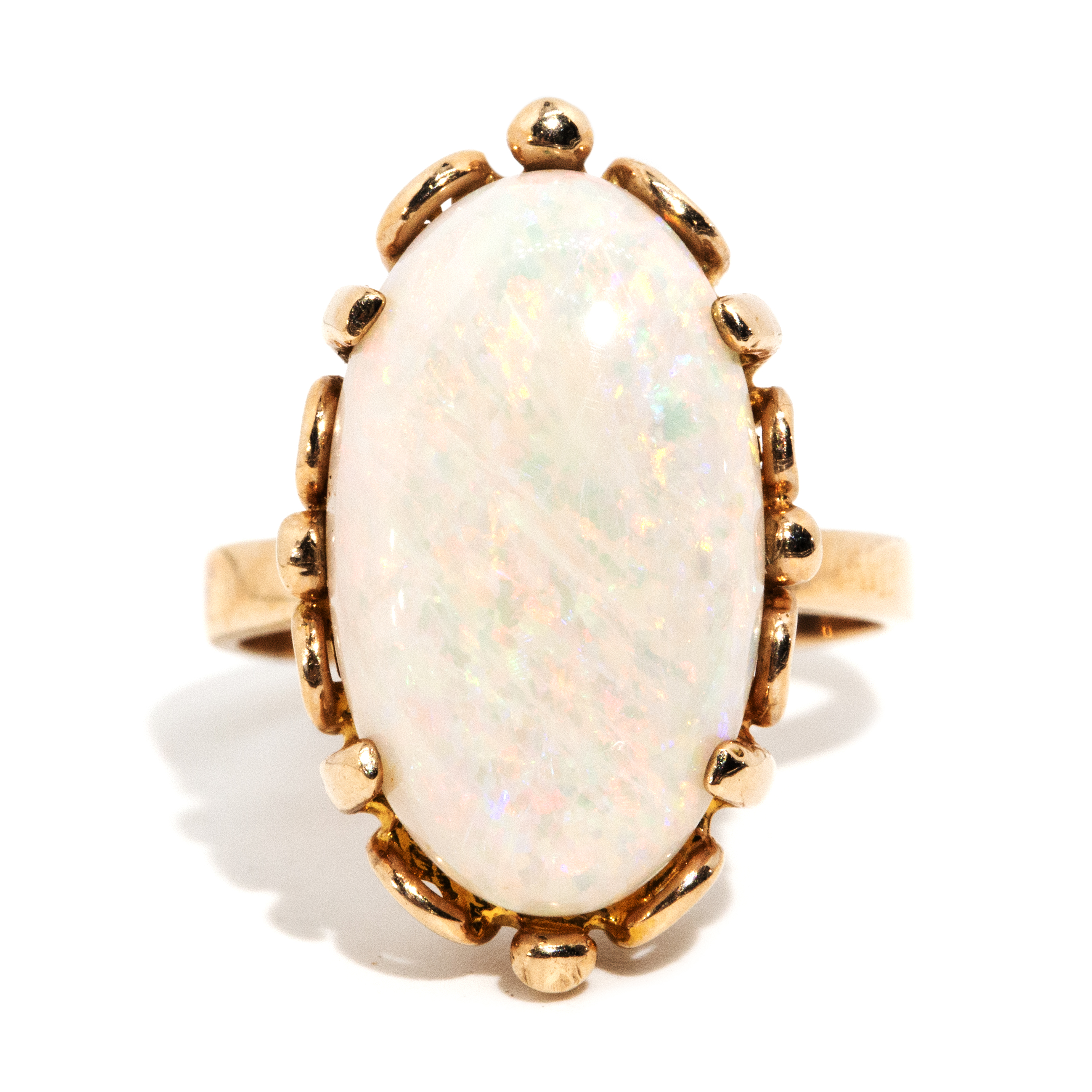 208 · Australian Opal 9ct Gold Ring