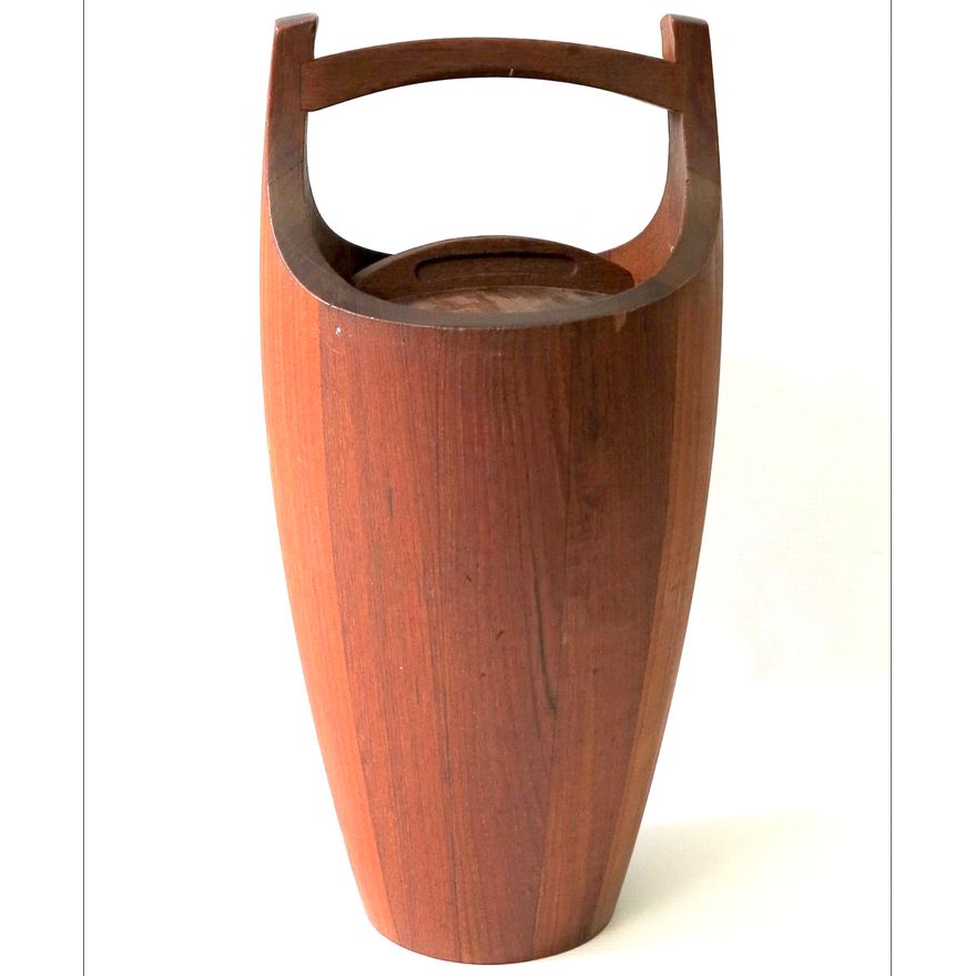 DANSK DESIGN TEAK ICE BUCKET - designer Jens Quistgaard