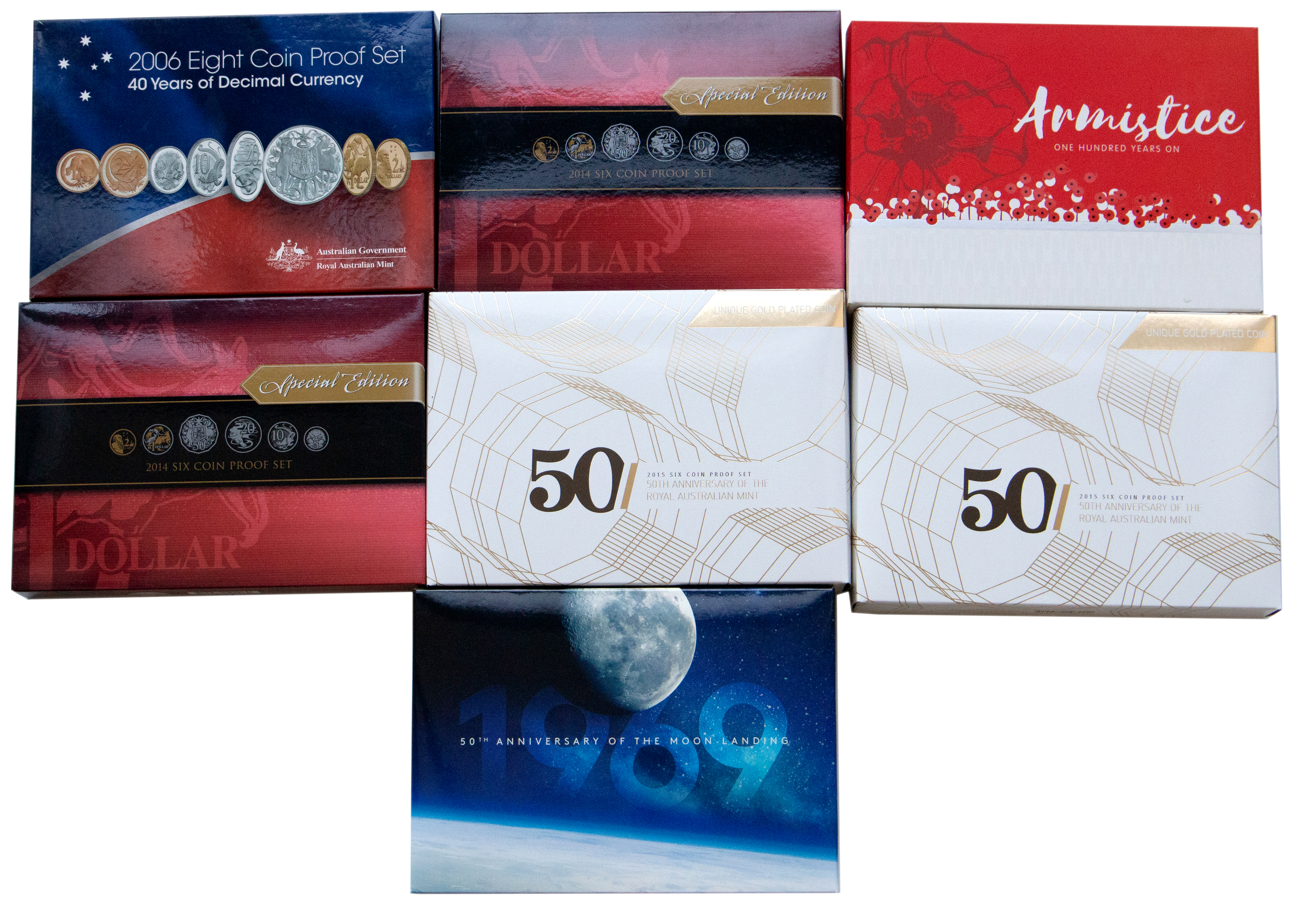 Elizabeth II, Proof Sets, 2006 - 2019, FDC