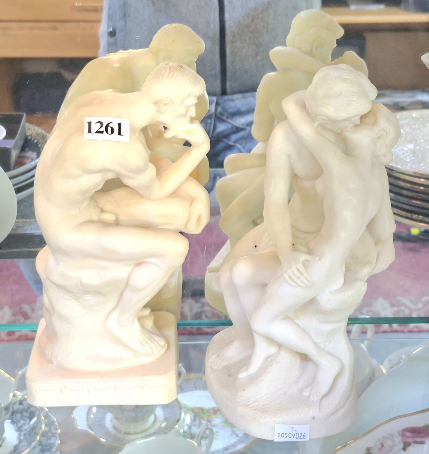 TWO FIGURINES