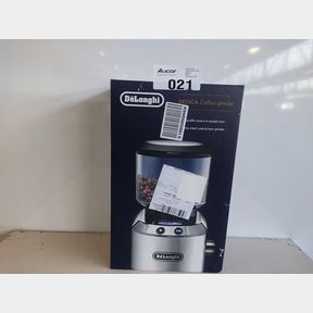 DELONGHI - DEDICA BURR COFFEE GRINDER - KG521.M - CONICAL BURR GRINDER WITH A DIGITAL LCD DISPLAY AND 18 VARIABLE SETTINGS