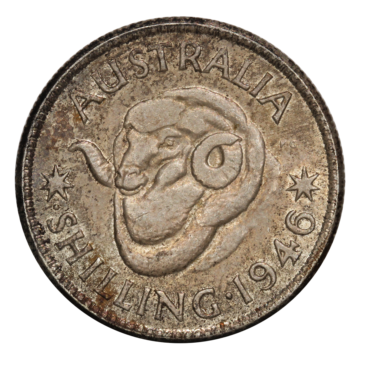 George VI, Shilling, 1946 (Perth), aEF