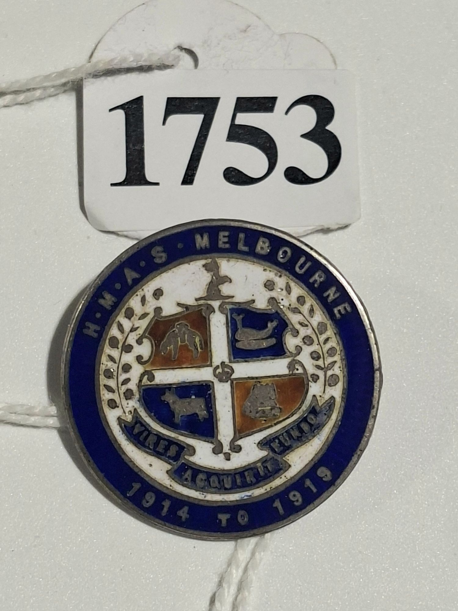 OT AND STERLING SILVER SHIPPING BROOCH