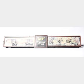 Miller Genuine Draft Florescent Light Up Advertising Sign