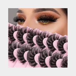 Luxury 3D Faux Mink Lashes - Mixed Styles - 8 pairs (Glamazon) - Fluffy and Voluminous - 20 - 25mm long | PK 51695/163 B2 (S6)