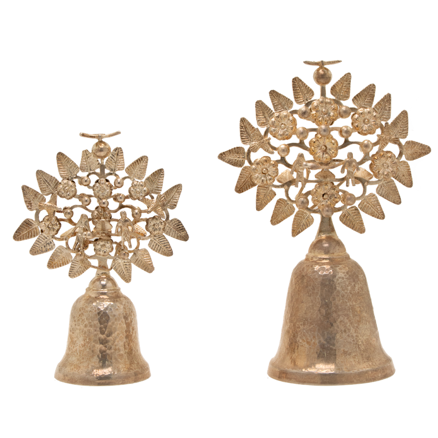 Campanas Mazahua de plata