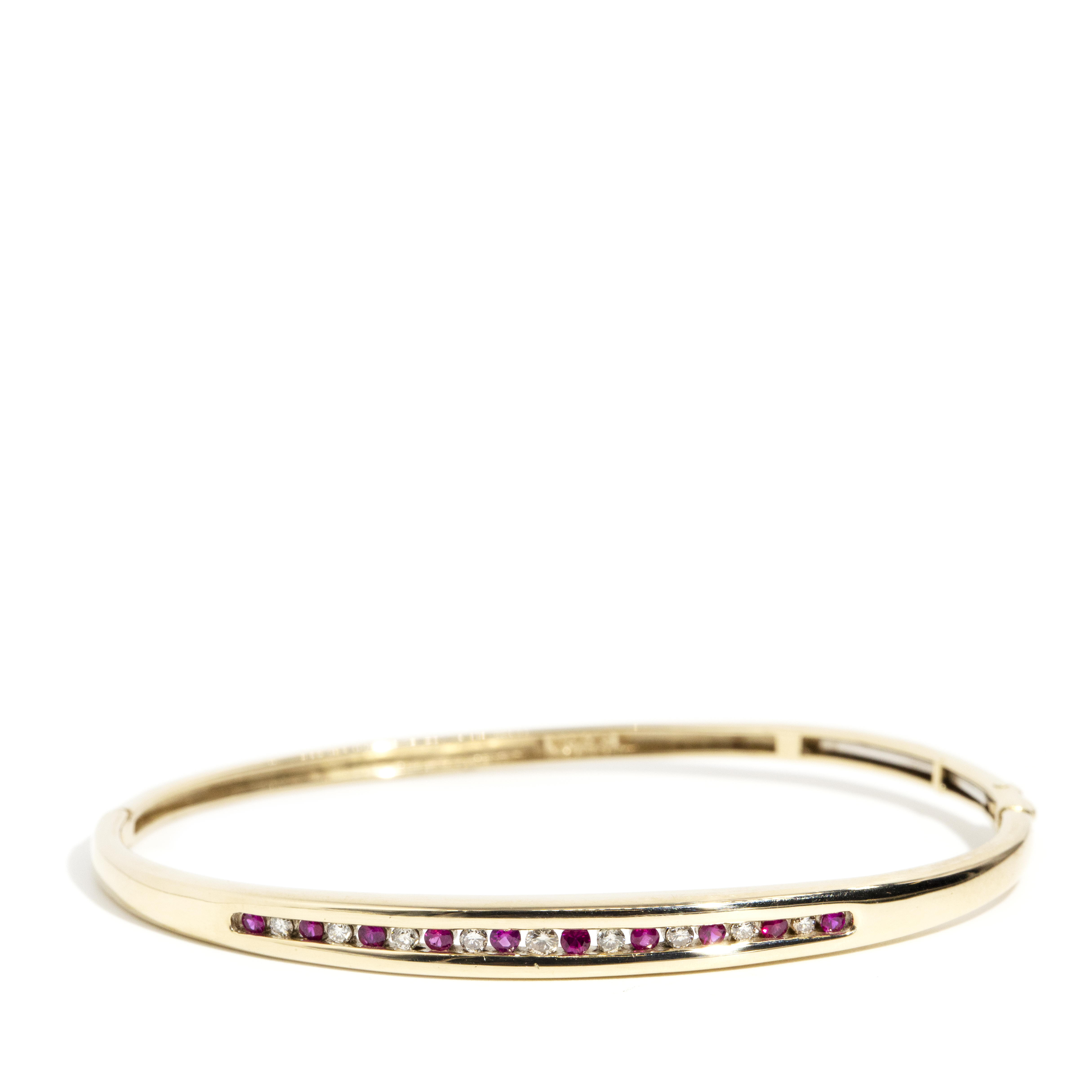50 · 9 Carat Gold Diamond Bangle
