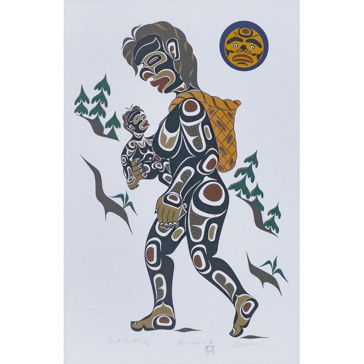 Mark Henderson ''Tsonokwa'' 1992 Serigraph