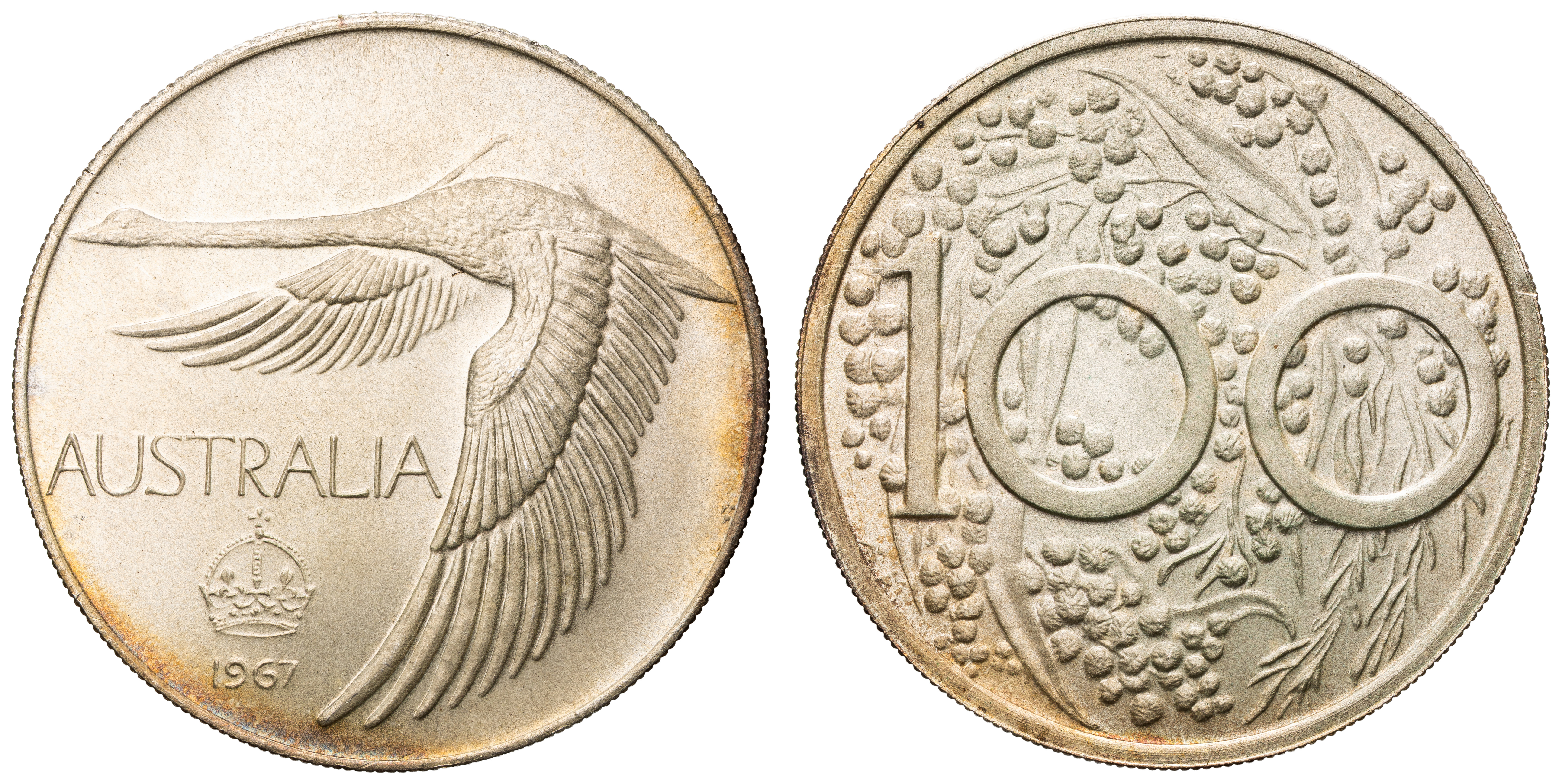 165 · Swan Dollar, 1967, UNC