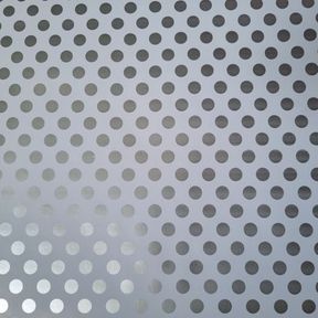 Metalic Silver Dots on White Wrapping paper 10m roll |