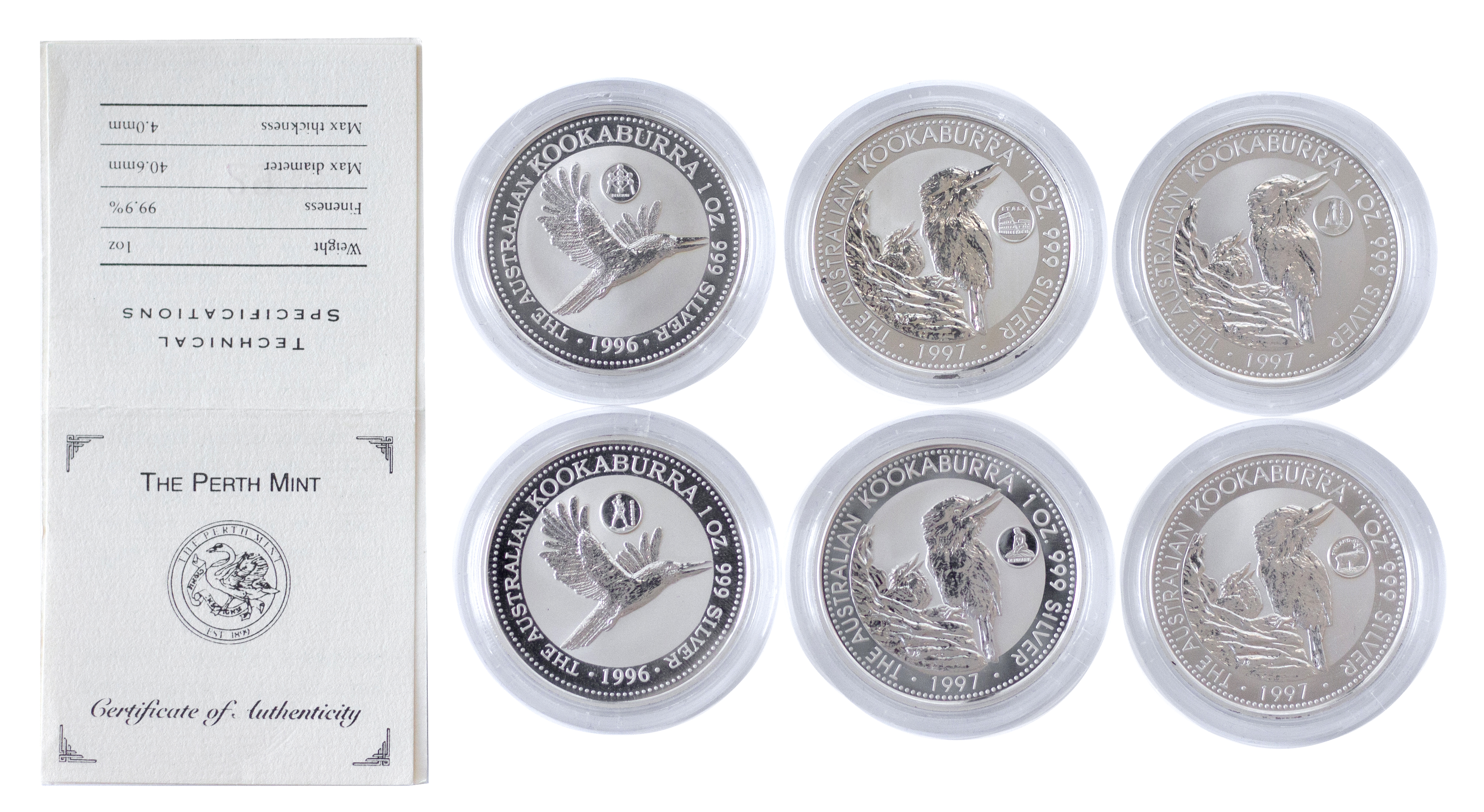 Accumulation, Elizabeth II, One Dollars, 1996 - 1997, FDC