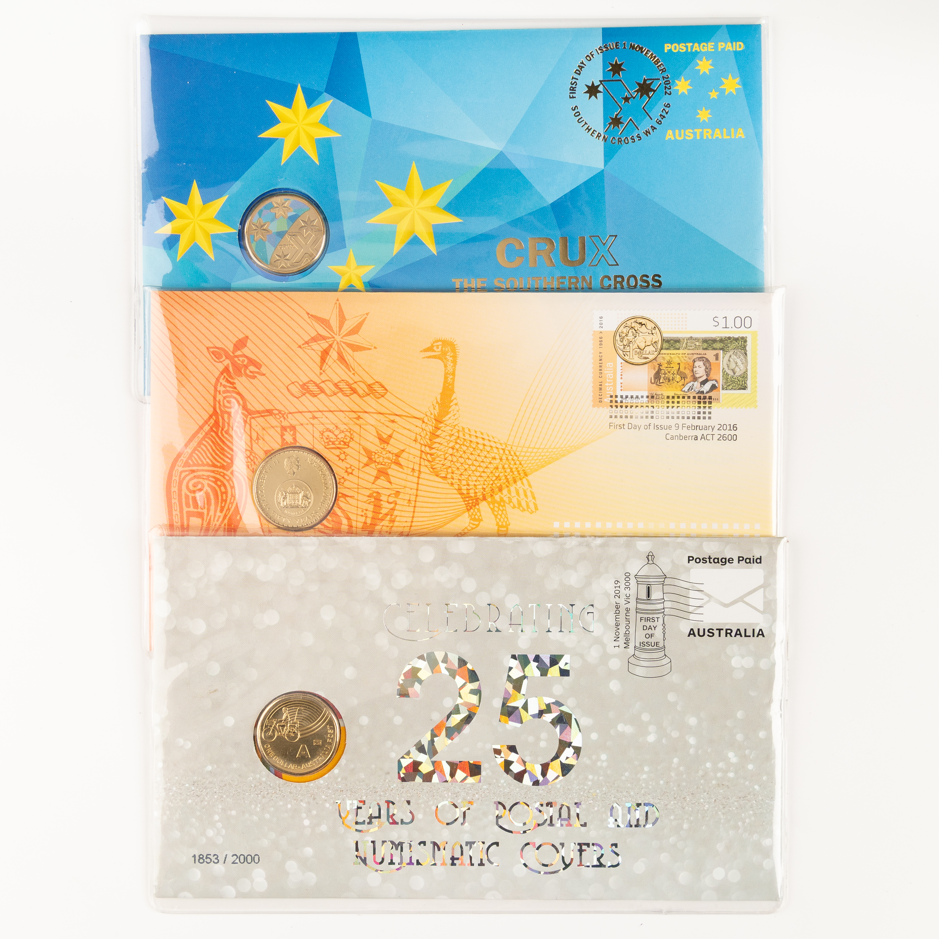 145 · Elizabeth II, Miscellaneous, One Dollar, 2016 - 2022,  UNC