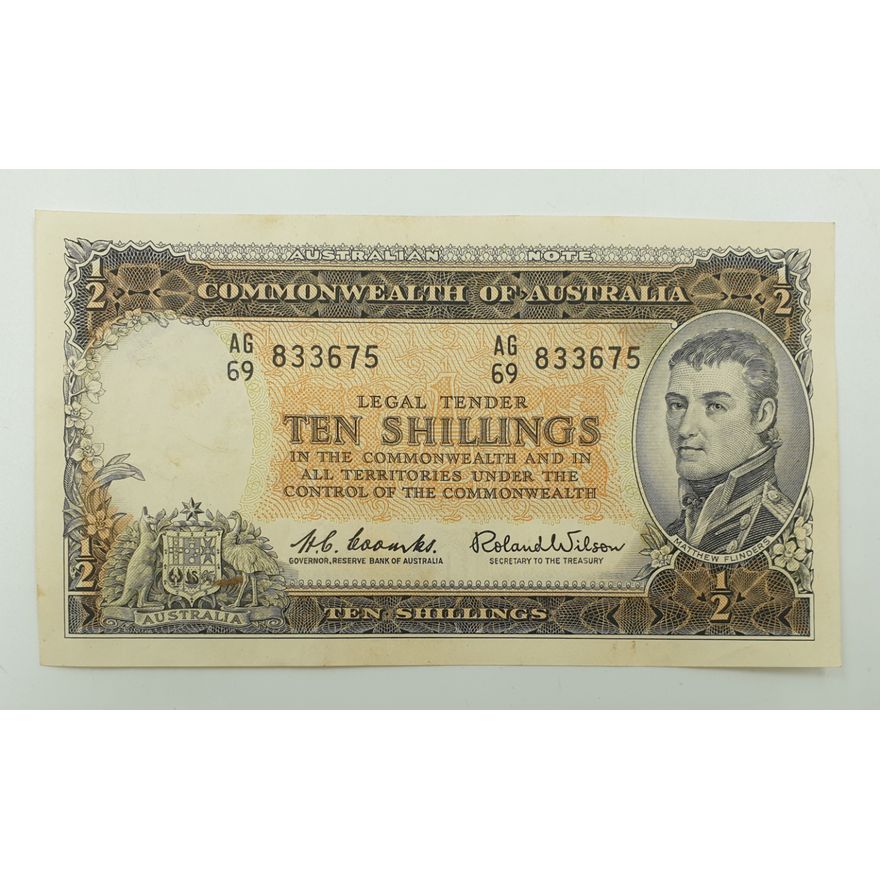 CoA C/W Ten Shilling Note