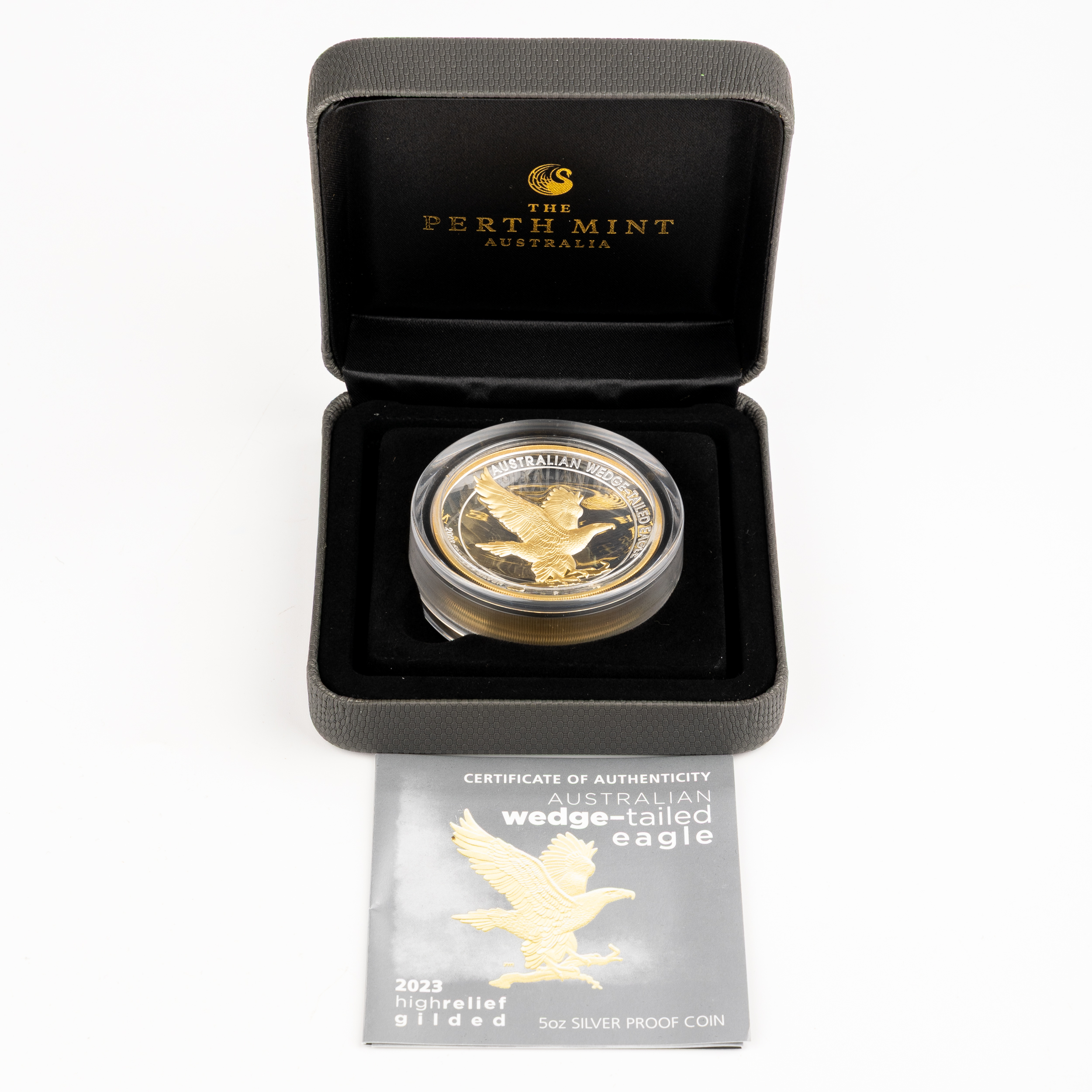 Elizabeth II, Perth Mint - Australian Wedge-Tailed Eagle, Eight Dollars, 2023-P, FDC