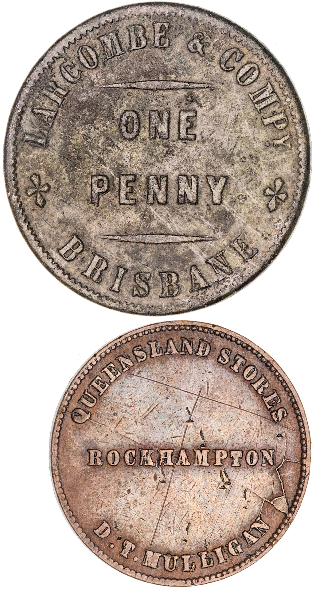 Brisbane, Queensland, Larcombe & Co, Penny, ND, aVF