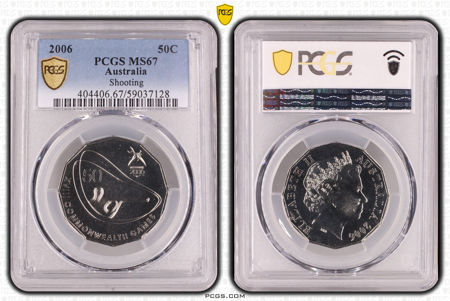 Shooting, Fifty Cent, 2006, PCGS MS67