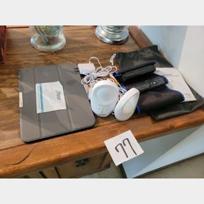Samsung tablet, baby monitor and rechargeable blood pressure monitor