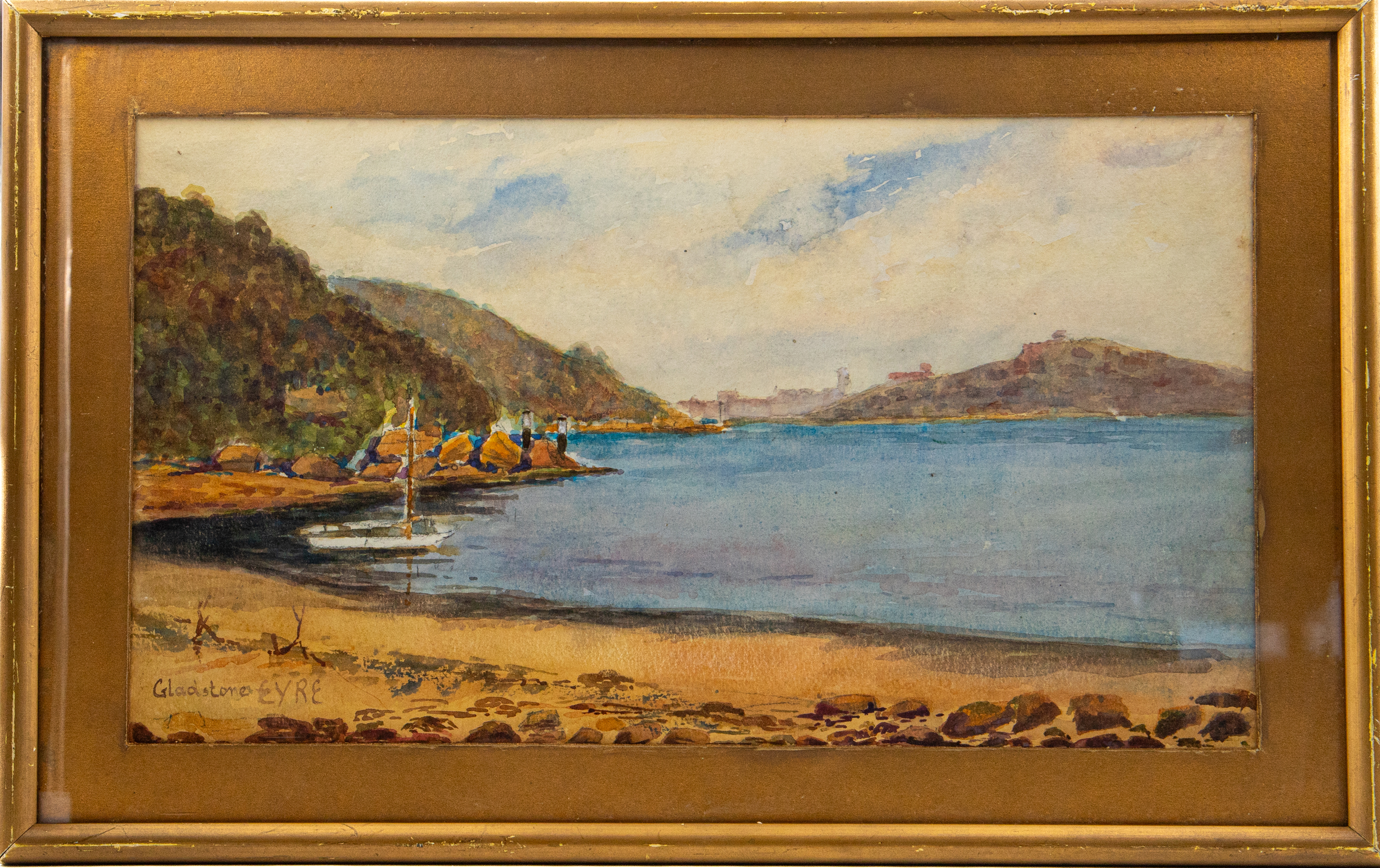 Gladstone Eyre (1862-1933), 'Beach Scene',