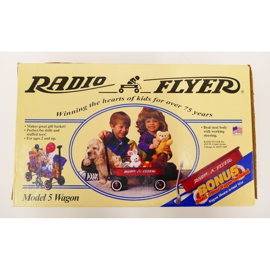 Radio Flyer Model 5 Wagon. New in Box.