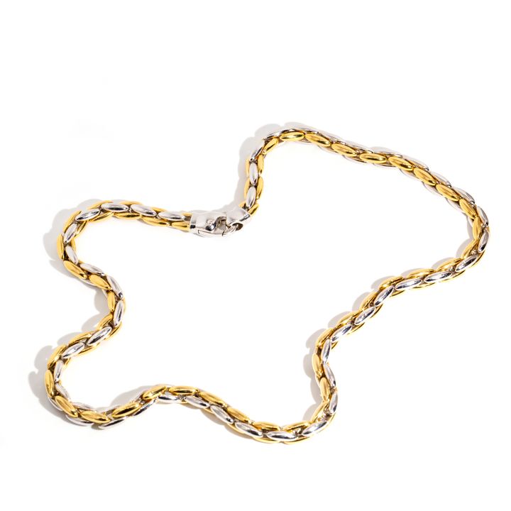 18 Carat Two-Tone Gold Chain