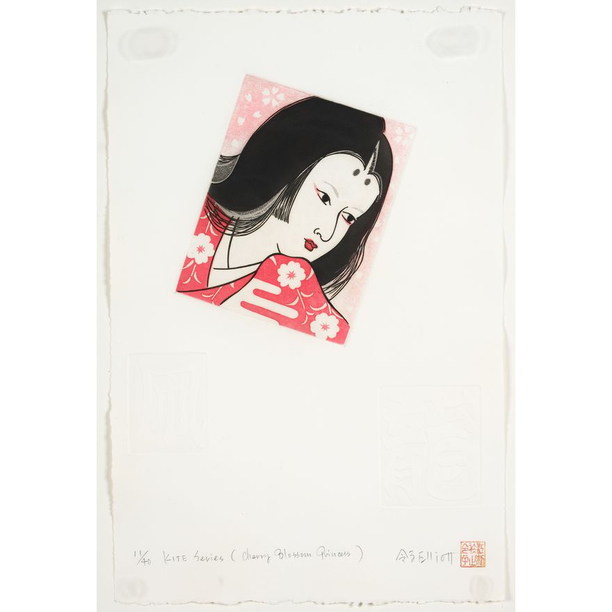 Reiko Elliott 'Kite Series (Cherry Blossom Princess)'