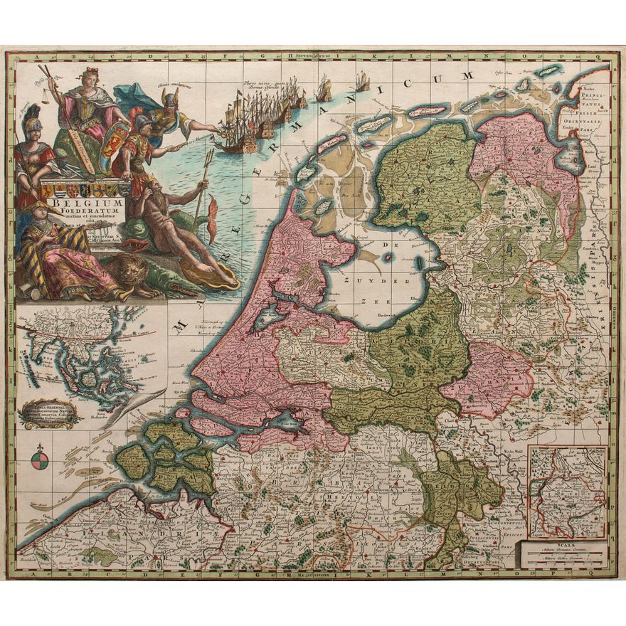Matthäus Seutter | Belgium Foederatum auctius et emendatius…