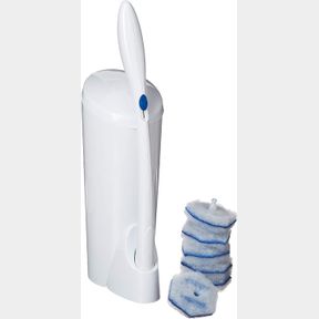 CLOROX TOILET WAND KIT WITH CADDY & REFILL HEADS - INCLUDES 6 PER CASE