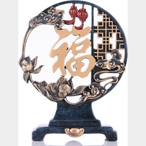 LINYTHER CHINESE CHARACTER DECORATIONS ART DECO DECOR UNIQUE LIVING ROOM DECOR AND ACCESSORIES BOOKSHELF DECOR DESKTOP DECOR HOLID