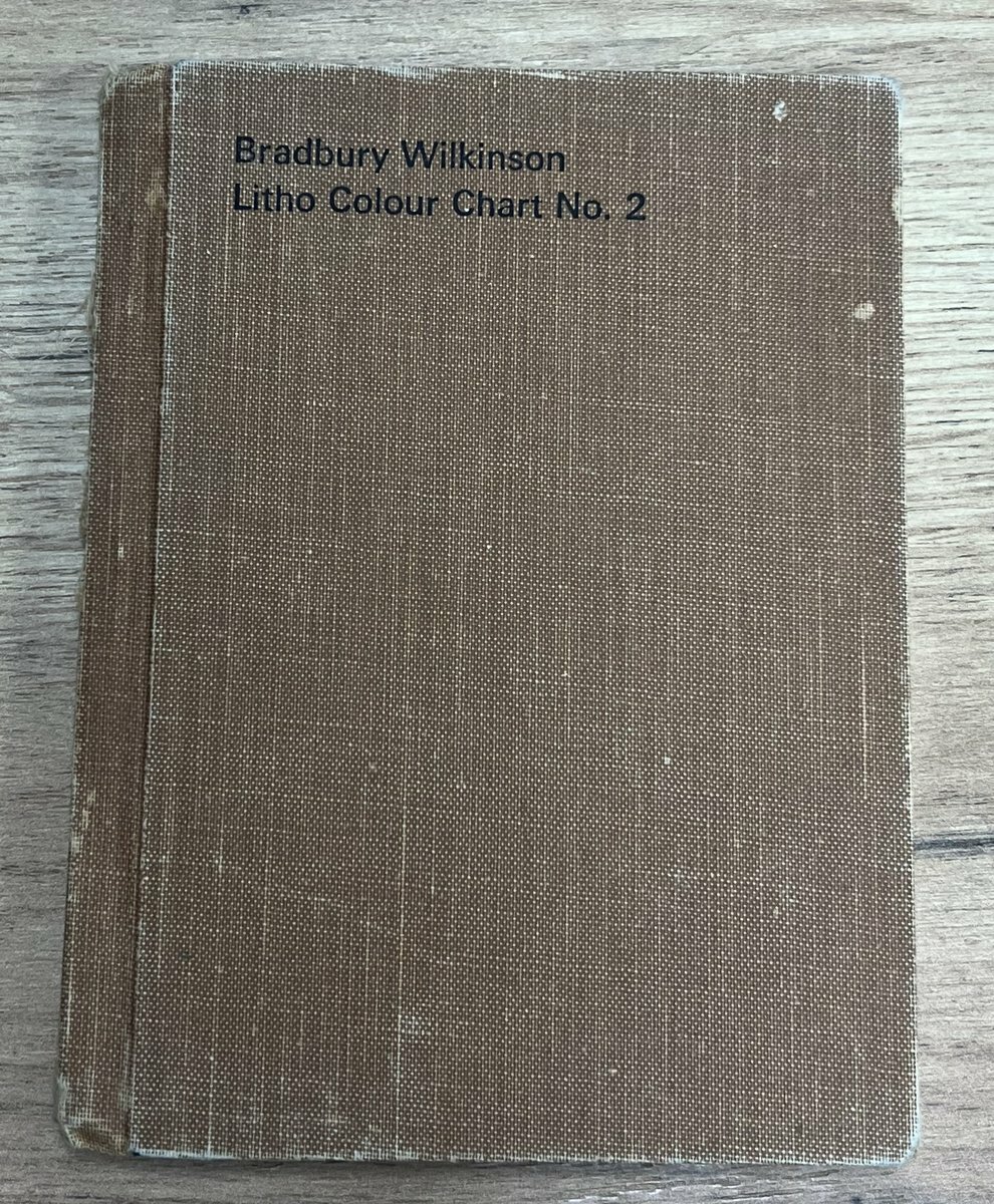Bradbury Wilkinson Litho Colour Chart Book, Litho Colour Chart No. 2 ...