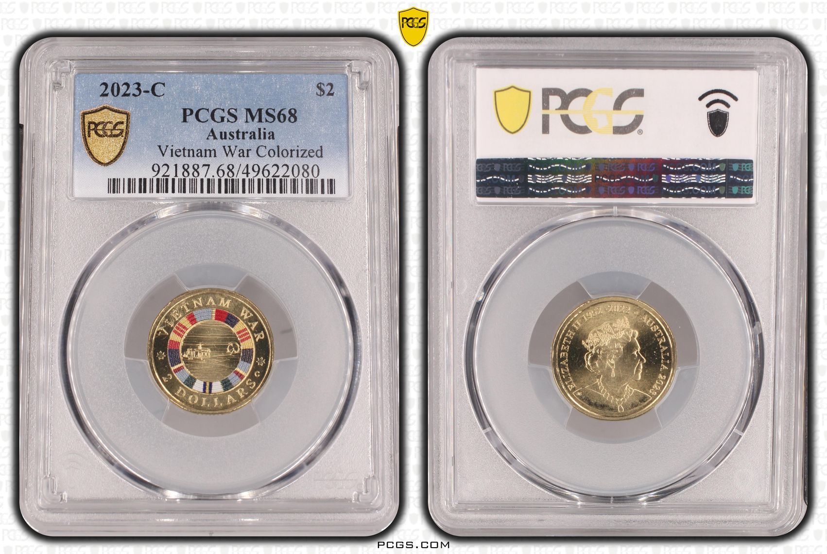 Vietnam War Colorized, Two Dollar, 2023-C, PCGS MS68