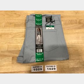 BUFFALO DAVID BITTON PANT ANKLE GRAZER SZ 12/32