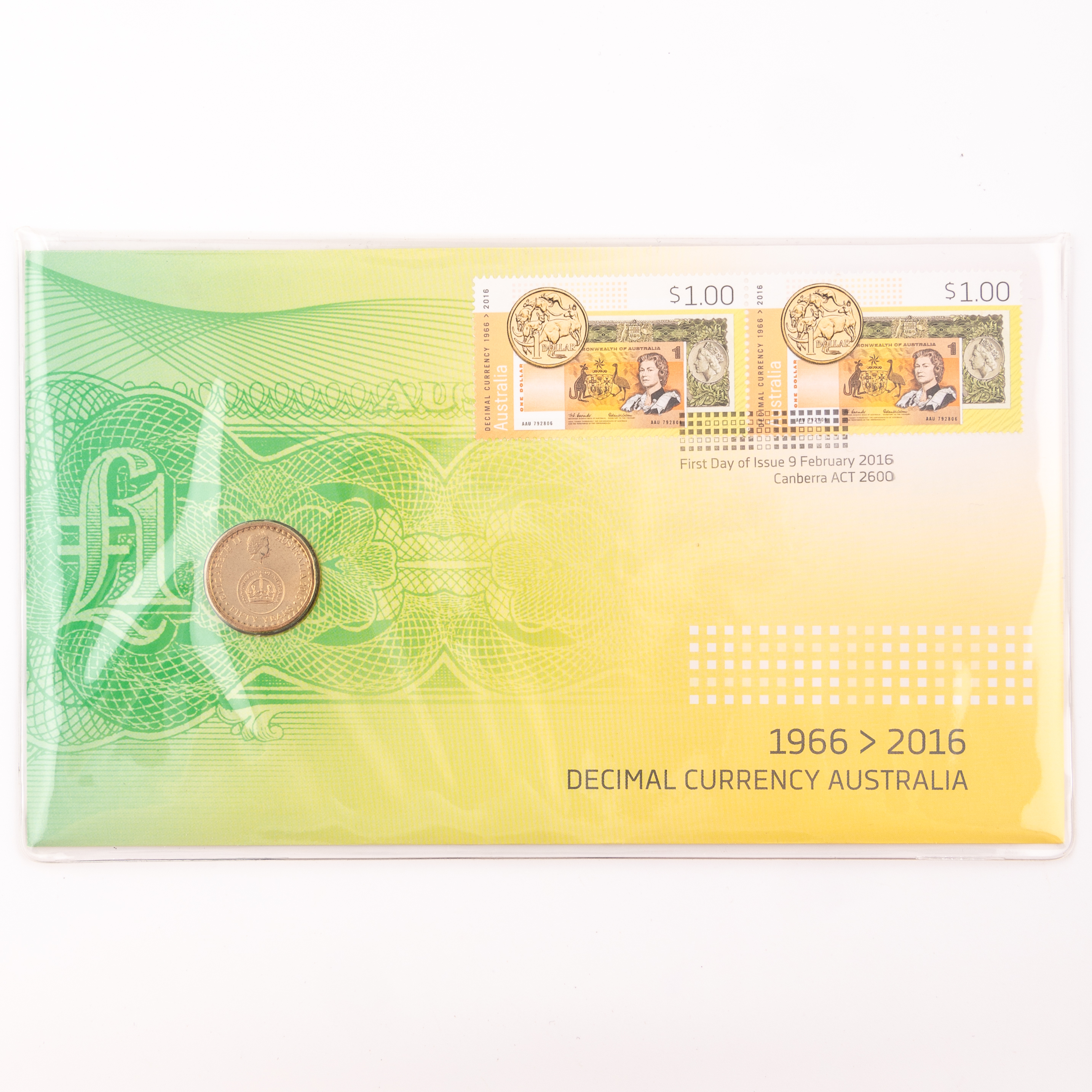 Elizabeth II, Decimal Currency Australia, Two Dollars, 2016, UNC