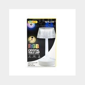 5V White Colorful RGB Crystal Table Lamp Q-TL153 - -51748/7907 B8