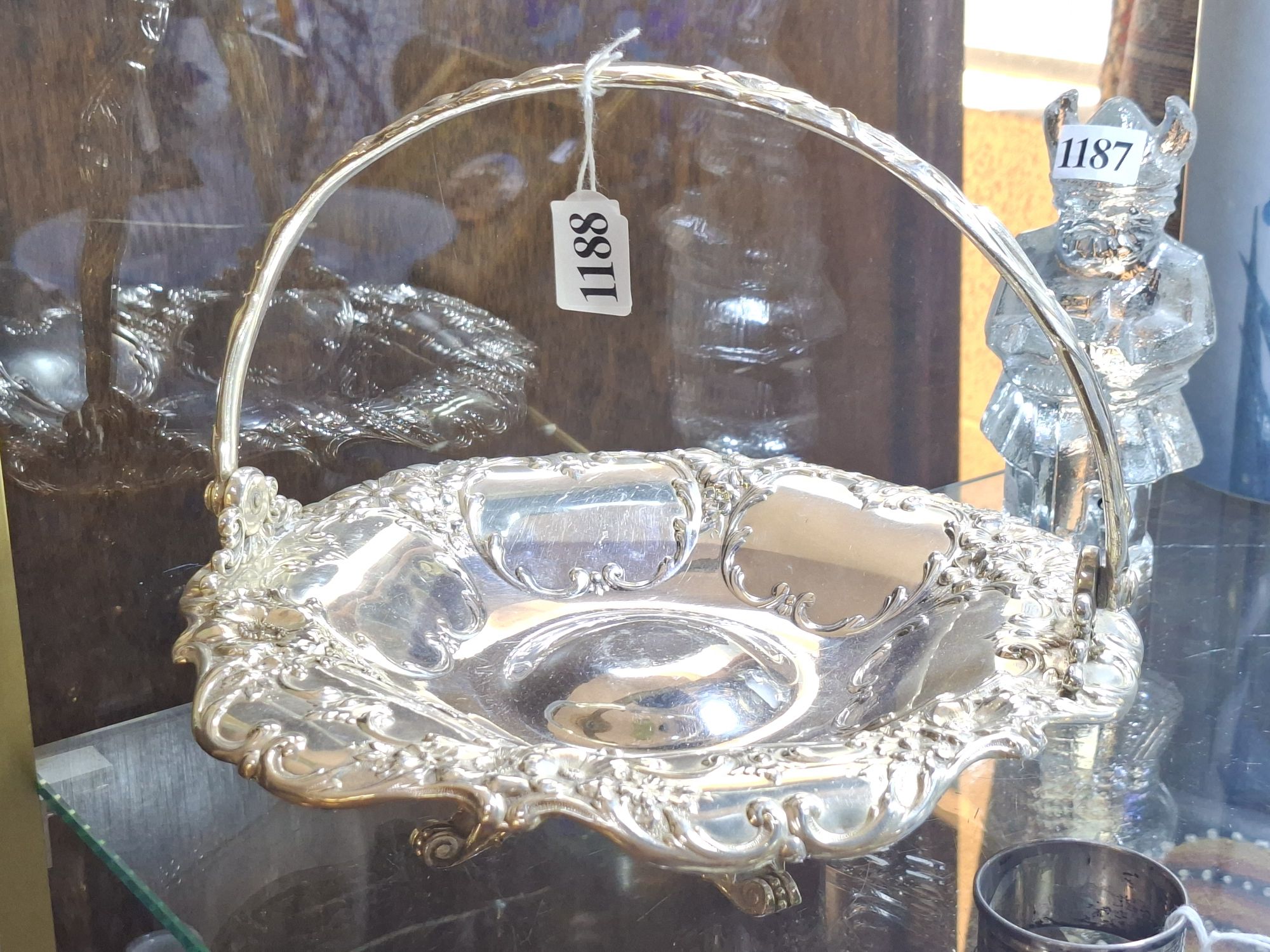 A Silver Plated Footed Dish