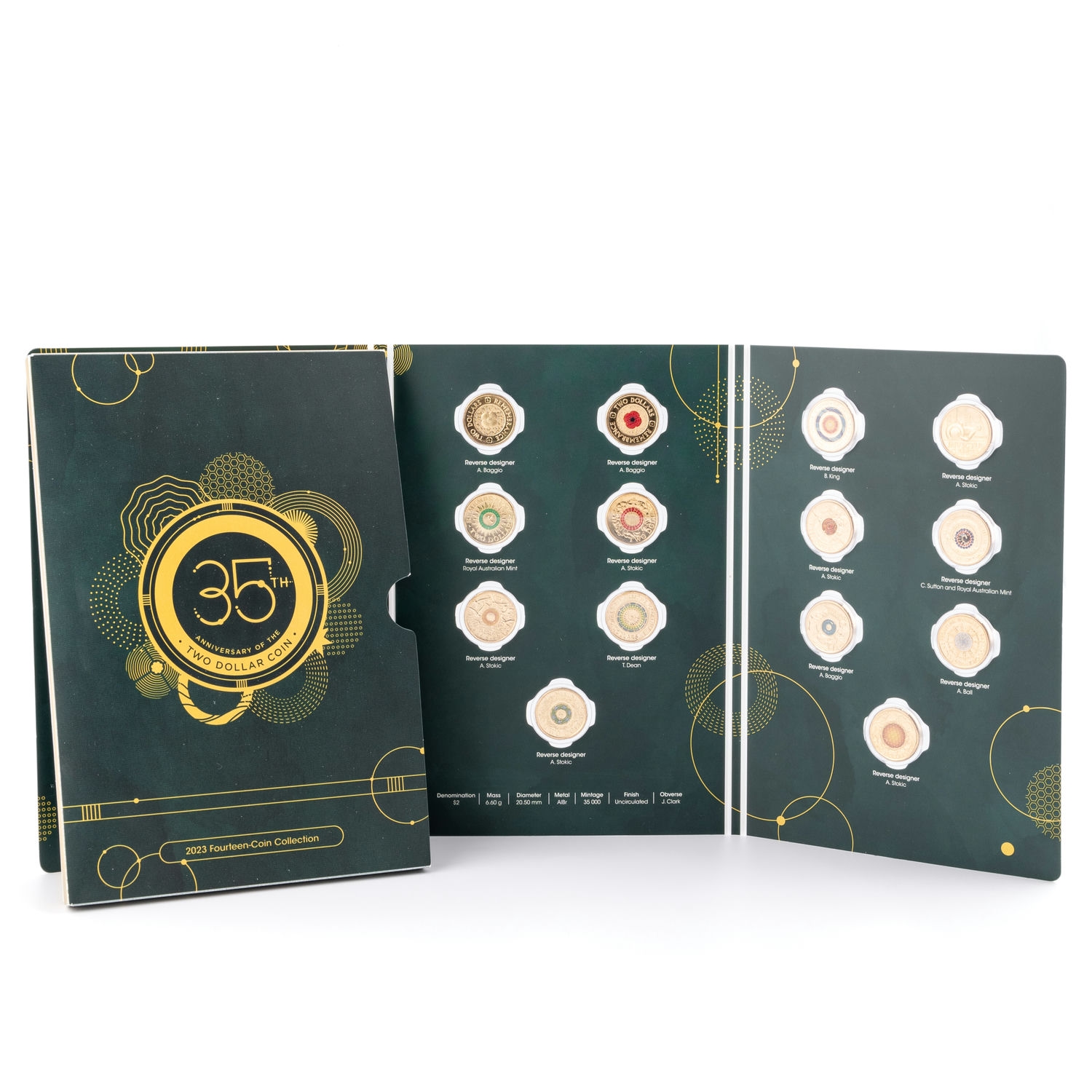 Elizabeth II, 35th Anniversary of the Two Dollar Coin, Two Dollars, 2023, CHU