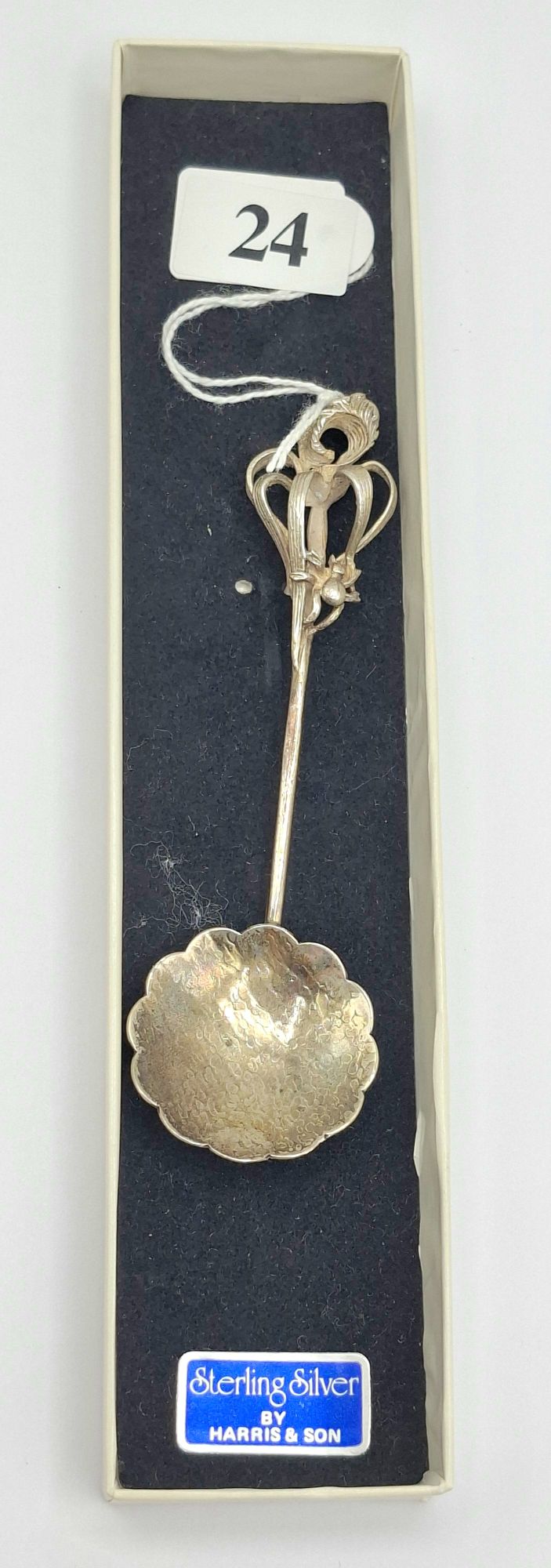 24 · 925 SILVER SPIDER ORCHID SPOON