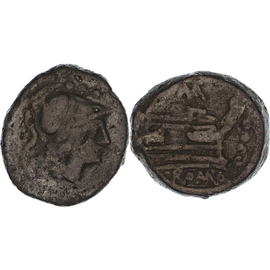 Roman Republic, Matienus, Æ Triens, 179-170 BC,  gF