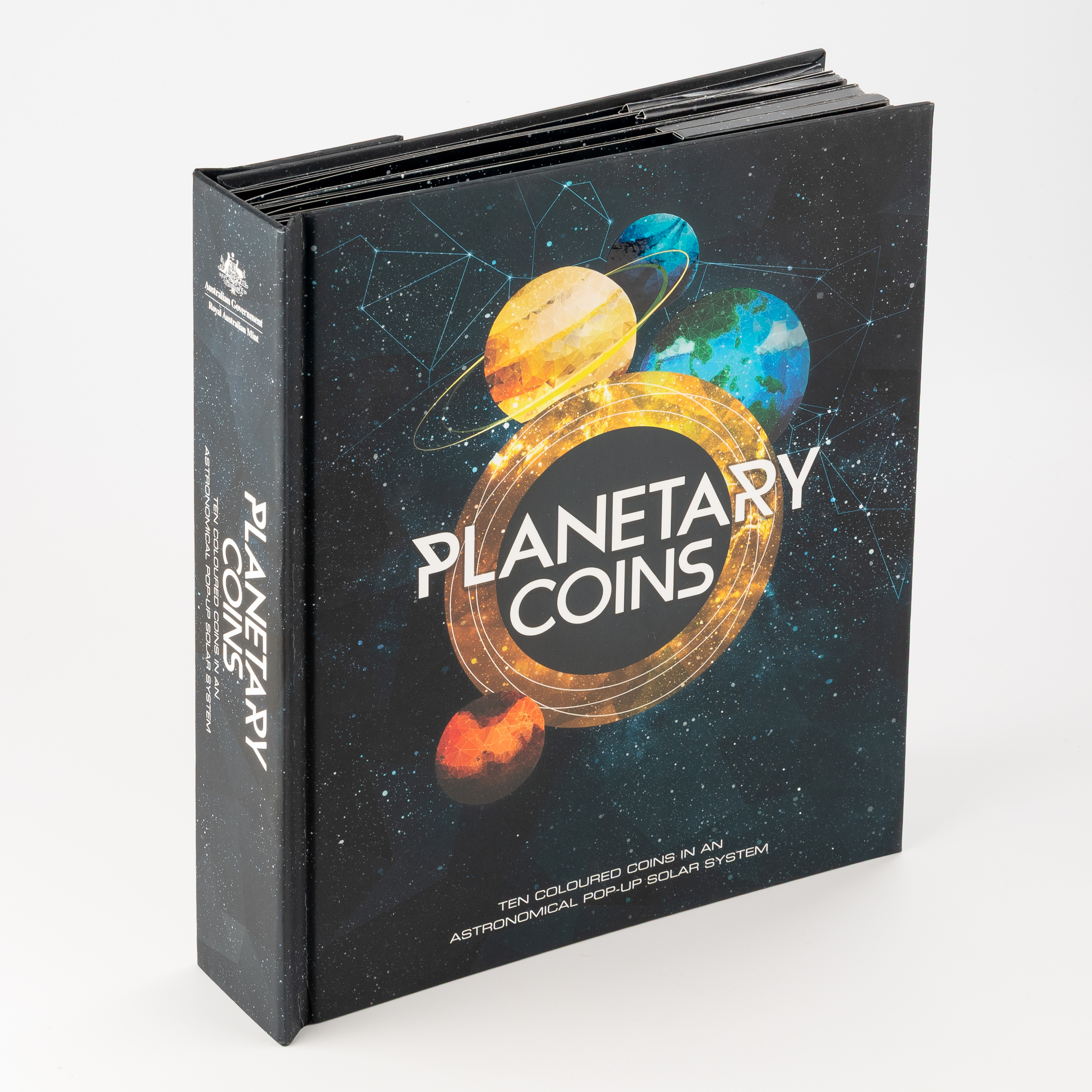 Elizabeth II, RAM- Planetary Pop-Up Book, One Cent - Five Dollars, 2017, UNC