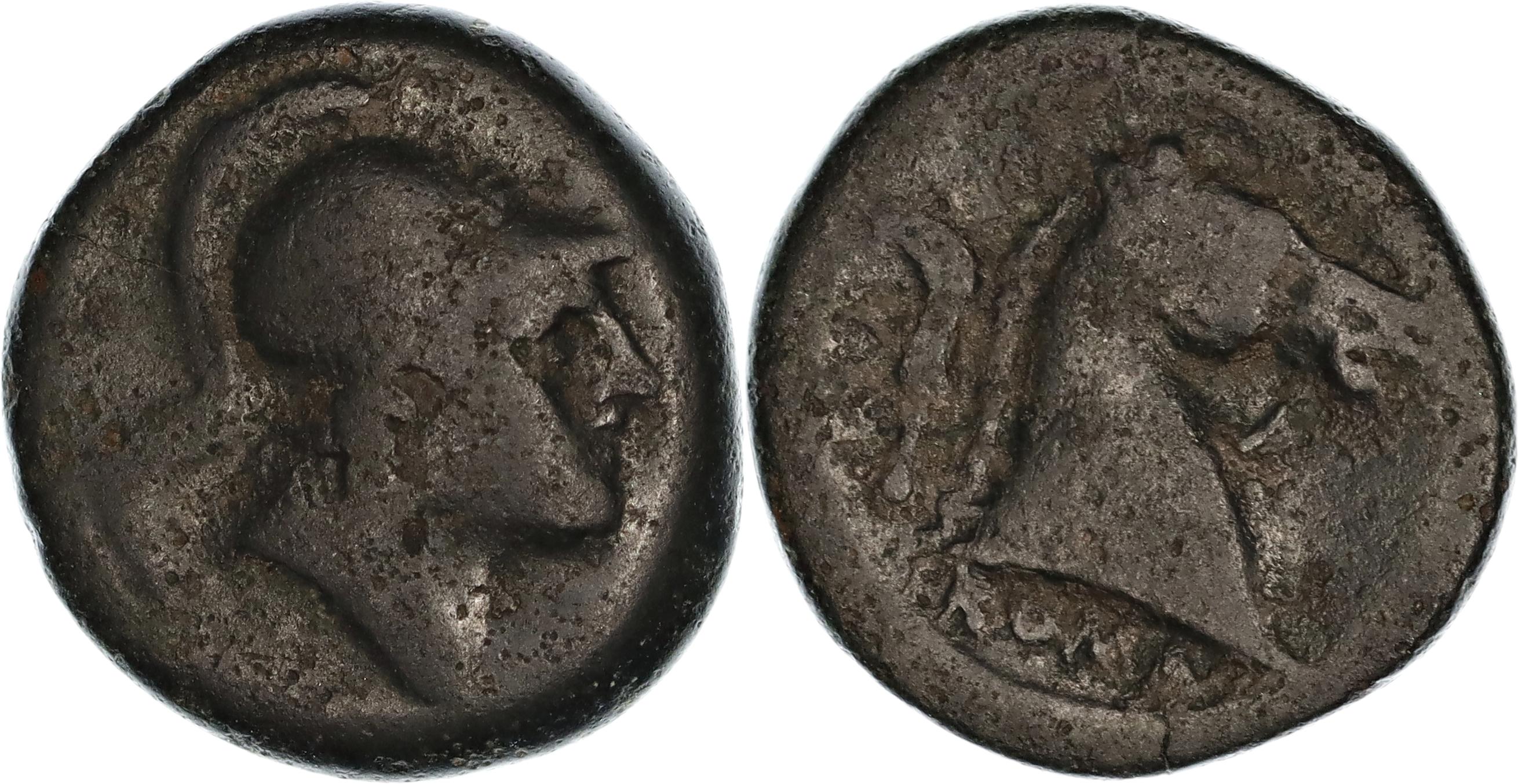 Roman Republic, Anonymous Coinage, Æ Litra, 241-235 BC, gF