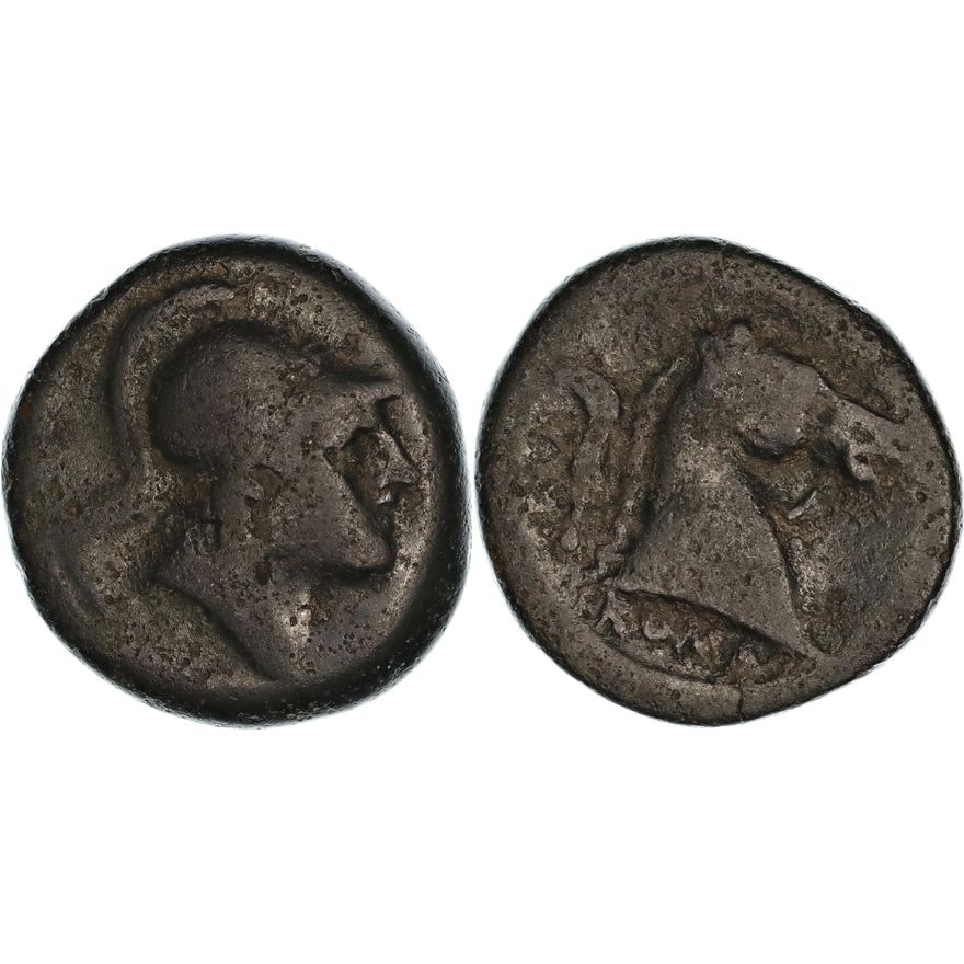 Roman Republic, Anonymous Coinage, Æ Litra, 241-235 BC,  gF